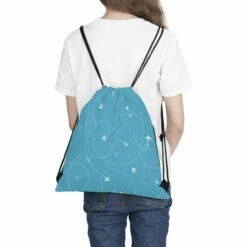 LFO - Luggage Factory - Planes Trails - Outdoor Drawstring Bag -LUGGAGE FACTORY Sales 13629285353327808741 2048