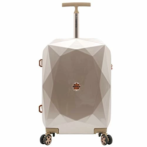 Kensie Women's 3D Gemstone TSA Lock Hardside Spinner Luggage, Rose Gold, 20-Inch Carry-On 5 Kensie Women's 3D Gemstone TSA Lock Hardside Spinner Luggage, Rose Gold, 20-Inch Carry-On - Image 3