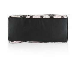 Betsey Johnson Luv CruzIn Cotton Quilted Carry On Weekender Travel Duffel Bag - Black/Blush Cat -LUGGAGE FACTORY Sales 31Ml6Vt7MZL