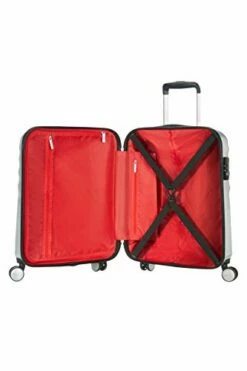 American Tourister Wavebreaker Disney - Muppets Spinner Small Hand Luggage, 55 Cm, 36 Liters, Grey (Animal Sparkle) -LUGGAGE FACTORY Sales 31S1ndp3TeL