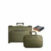 Briggs & Riley Baseline 3-Pc Set- C/O Wheeled Garment Bag, Exp Cabin Bag, Portmantos Tracking -LUGGAGE FACTORY Sales 31UJEQLCibL