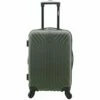 Wrangler Auburn Hills Hardside Spinner Luggage, Thyme Green, Carry-On 20-Inch -LUGGAGE FACTORY Sales 31ayl2sIs7L
