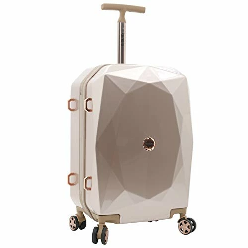 Kensie Women's 3D Gemstone TSA Lock Hardside Spinner Luggage, Rose Gold, 20-Inch Carry-On 7 Kensie Women's 3D Gemstone TSA Lock Hardside Spinner Luggage, Rose Gold, 20-Inch Carry-On - Image 5