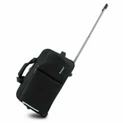 Rolling Duffel Bag, Water Repellent Wheeled Duffel Carry On Luggage 20inch Black -LUGGAGE FACTORY Sales 31xvyCgNwoL