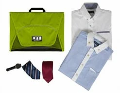 BAGSMART 17" Packing Folder Anti-wrinkle Travel Garment Bag Luggage Organizer, Green -LUGGAGE FACTORY Sales 41 Z2t4WM4L