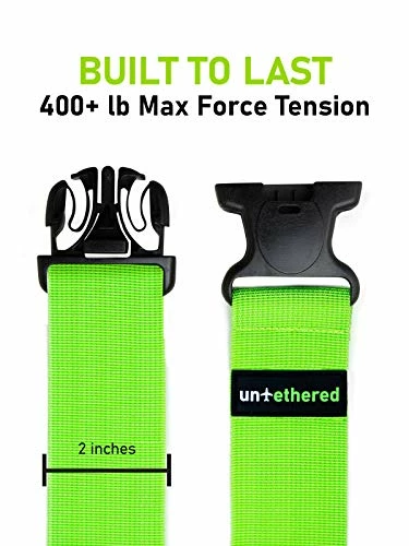Untethered 4-Pack Luggage Straps | Belts To Keep Your Suitcase Secure While Traveling, Premium Accessory For Travel Bag Closure 7 Untethered 4-Pack Luggage Straps | Belts To Keep Your Suitcase Secure While Traveling, Premium Accessory For Travel Bag Closure - Image 5