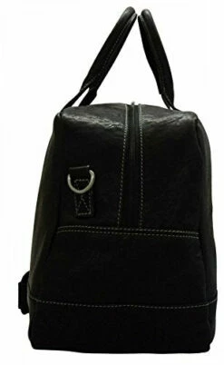 Kenneth Cole Reaction Leather 20" Duffel Bag-Carry-On Luggage (Black) -LUGGAGE FACTORY Sales 413dsW7YoGL