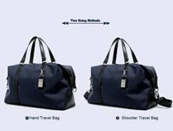 BOPAI-BO | Boston Bag Travel Tote Duffel Bag Carry On Bag Weekender Overnight Bag (Navy) 15 BOPAI-BO | Boston Bag Travel Tote Duffel Bag Carry On Bag Weekender Overnight Bag (Navy) -LUGGAGE FACTORY Sales 4148ZRCR2gL