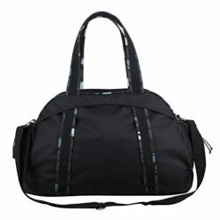 Fuel Sport Carryall Duffel For Gym, Travel Or Weekend Gateway, Black With White Zippers -LUGGAGE FACTORY Sales 415EicXJ8bL