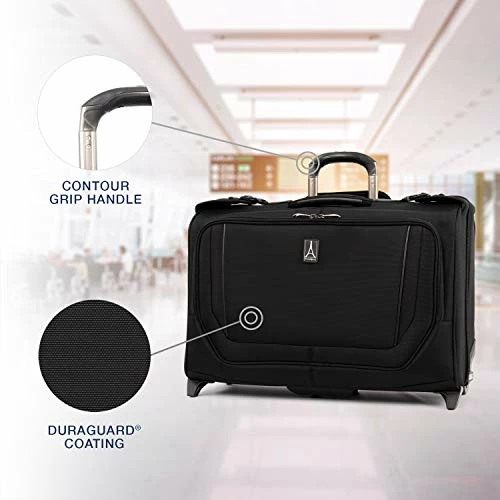 Travelpro Crew Versapack Carry-on Rolling Garment Bag, Jet Black 4 Travelpro Crew Versapack Carry-on Rolling Garment Bag, Jet Black - Image 2