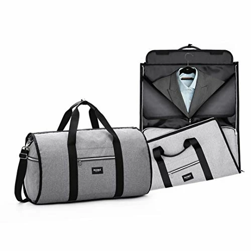 Waterproof Travel Mens Garment Bags Women Travel Shoulder Bag 2 In 1 Large Luggage Duffel Totes 10 Waterproof Travel Mens Garment Bags Women Travel Shoulder Bag 2 In 1 Large Luggage Duffel Totes - Image 8