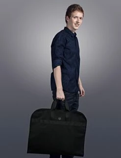 Bagsmart Lightweight Nylon Foldable Carrier Garment Bag For Suits And Dresses -LUGGAGE FACTORY Sales 41HutpUvJnL