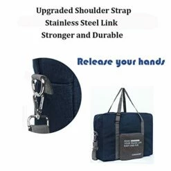 Spirit Airline Personal Item Carry-on Bag Unisex's Lightweight Foldable Duffel Travel Luggage Bag 18 X 14 X 8 Inches(Blue With Strap) 12 Spirit Airline Personal Item Carry-on Bag Unisex's Lightweight Foldable Duffel Travel Luggage Bag 18 X 14 X 8 Inches(Blue With Strap) -LUGGAGE FACTORY Sales 41IGD 2Bx2sdL