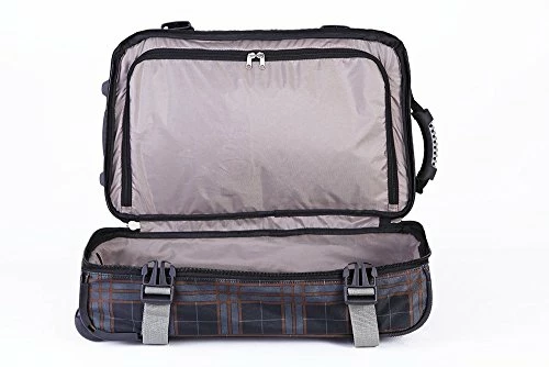 Athalon Luggage Carryon Equipment Wheeled Duffel Bag, Black, One Size 4 Athalon Luggage Carryon Equipment Wheeled Duffel Bag, Black, One Size - Image 2