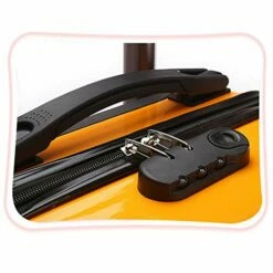 LYNICESHOP 20" Kids Suitcase Luggage Kids Ride On Suitcase Children Travel Suitcase With Sturdy Spinner Wheels, Good Idea For Kids School Suitcase Increase Travel Fun—Orange -LUGGAGE FACTORY Sales 41IWuszLC8L