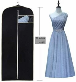 MISSLO Breathable 54" Suit Dress Black Garment Bag Gusseted, 2 Pack -LUGGAGE FACTORY Sales 41JeXl0SbGL
