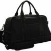 Kenneth Cole Reaction Leather 20" Duffel Bag-Carry-On Luggage (Black) -LUGGAGE FACTORY Sales 41L zHvuesL