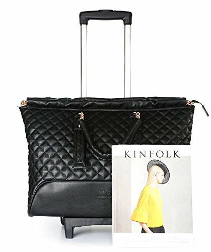 16 Inch Fashion Wheeled Rolling Tote Garment Bag Suitcase Luggage Spinner Mobile Office For Women 3 16 Inch Fashion Wheeled Rolling Tote Garment Bag Suitcase Luggage Spinner Mobile Office For Women