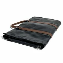 Men's Black And Brown Garment Weekender Bag Project 11 By Hook & Albert -LUGGAGE FACTORY Sales 41LXunZLFDL