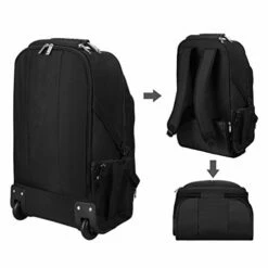 S-Zone Wheeled Backpack Rolling Carry-On Luggage Travel Duffel Bag -LUGGAGE FACTORY Sales 41LbKs3CoeL