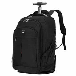 S-Zone Wheeled Backpack Rolling Carry-On Luggage Travel Duffel Bag -LUGGAGE FACTORY Sales 41Mhh 2BxYrOL