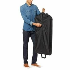 AmazonBasics Travel Hanging Luggage Suit Garment Bag - 40 Inch, Black -LUGGAGE FACTORY Sales 41MkFCFEQuL 11fa64ae 496d 42e8 9f4f e8ab7bb02bdf