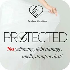 Premium Wedding Dress & Long Gown Garment Bag For Travel & Storage | 72 Inch, 10" Gusset, Breathable -LUGGAGE FACTORY Sales 41PbsYWxybL