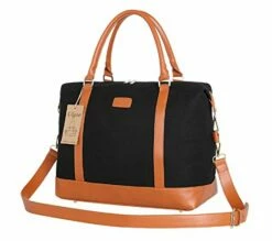 Ulgoo Travel Tote Bag Carry On Shoulder Bag Overnight Duffel In Trolley Handle (Black) 10 Ulgoo Travel Tote Bag Carry On Shoulder Bag Overnight Duffel In Trolley Handle (Black) -LUGGAGE FACTORY Sales 41PwLKHzPRL