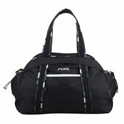 Fuel Sport Carryall Duffel For Gym, Travel Or Weekend Gateway, Black With White Zippers -LUGGAGE FACTORY Sales 41QrDj1ZdyL