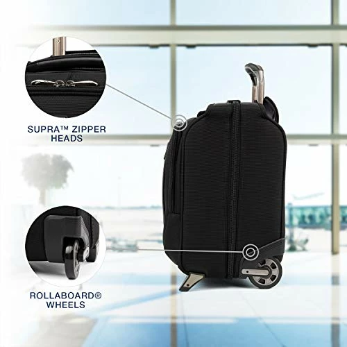 Travelpro Crew Versapack Carry-on Rolling Garment Bag, Jet Black 5 Travelpro Crew Versapack Carry-on Rolling Garment Bag, Jet Black - Image 3