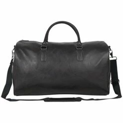 Kenneth Cole Reaction Port Stanley 20" Pebbled Vegan Leather Carry-On Duffel/Travel Duffle Bag, Brown, Dome -LUGGAGE FACTORY Sales 41SZaFvYq5L