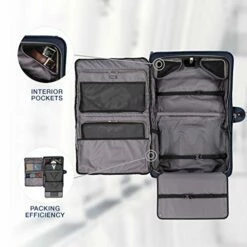 Travelpro Crew Versapack Carry-on Rolling Garment Bag, Patriot Blue -LUGGAGE FACTORY Sales 41SahAreVcL