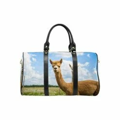 InterestPrint Weekender Bag Overnight Carry-on Tote Duffel Bag Two Friendly Curios Brown And White Alpacas 7 InterestPrint Weekender Bag Overnight Carry-on Tote Duffel Bag Two Friendly Curios Brown And White Alpacas -LUGGAGE FACTORY Sales 41TBIoluLWL