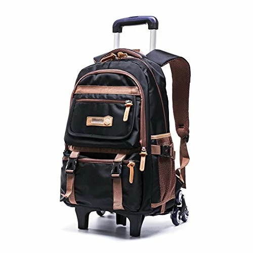 C-Xka Nylon Rolling Backpack Carry-On Luggage Travel Duffel Bag Wheeled Book Bag Detachable Dual 3 C-Xka Nylon Rolling Backpack Carry-On Luggage Travel Duffel Bag Wheeled Book Bag Detachable Dual