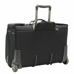 Andiamo Avanti Collection 22" Wheeled Garment Bag, Midnight Black -LUGGAGE FACTORY Sales 41TWv2DyfIL 16f96e3c 4cf7 4601 abd9 95bc345b0eb6