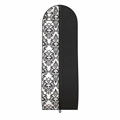 Gusseted Gown Garment Bag For Women’s Prom And Bridal Wedding Dresses - Travel Folding Loop, ID 4 Gusseted Gown Garment Bag For Women’s Prom And Bridal Wedding Dresses - Travel Folding Loop, ID - Image 2