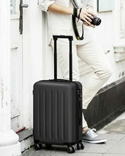 NINETYGO Carry On Luggage 22x14x9 With Spinner Wheels, 100% Polycarbonate Hardside Luggage, Carry On Suitcase With TSA Lock For Travel, Super Durability & Slim Simplistic Design (20-Inch Black) 14 NINETYGO Carry On Luggage 22x14x9 With Spinner Wheels, 100% Polycarbonate Hardside Luggage, Carry On Suitcase With TSA Lock For Travel, Super Durability & Slim Simplistic Design (20-Inch Black) -LUGGAGE FACTORY Sales 41Wn7yrhvIL