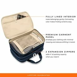 Briggs & Riley Expandable Cabin Bag, Navy -LUGGAGE FACTORY Sales 41Xpaw2deCL