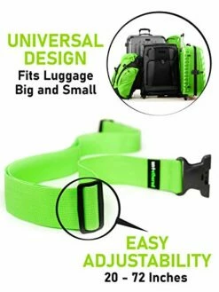 Untethered 4-Pack Luggage Straps | Belts To Keep Your Suitcase Secure While Traveling, Premium Accessory For Travel Bag Closure 14 Untethered 4-Pack Luggage Straps | Belts To Keep Your Suitcase Secure While Traveling, Premium Accessory For Travel Bag Closure -LUGGAGE FACTORY Sales 41Zl9Gv5ddL