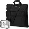 Prottoni 44-Inch Suit Carrier For Travel - Garment Suitcase With Toiletry Bag (Black + Clear Toiletry Bag, 44") -LUGGAGE FACTORY Sales 41ZnSedSVTL