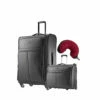 Samsonite Leverage LTE 3 Piece Carry-On Bundle | 29", Wheeled Garment Bag, Travel Pillow -LUGGAGE FACTORY Sales 41 2B4d1LssOL