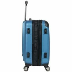 Kenneth Cole Reaction Renegade 20” Carry-On Lightweight Hardside Expandable 8-Wheel Spinner Cabin Size Suitcase, Vivid Blue, Inch -LUGGAGE FACTORY Sales 41bfqK4g70L