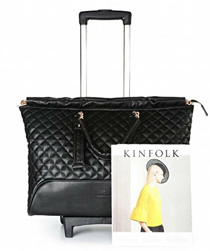 16 Inch Fashion Wheeled Rolling Tote Garment Bag Suitcase Luggage Spinner Mobile Office For Women 4 16 Inch Fashion Wheeled Rolling Tote Garment Bag Suitcase Luggage Spinner Mobile Office For Women - Image 2