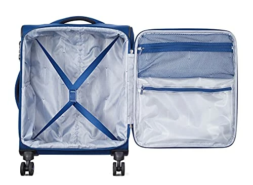 Delsey Unisex_Adult Optimax Lite Slim Cabin Trolley Case With 4 Double Wheels 55 Cm, Blue, One Size 4 Delsey Unisex_Adult Optimax Lite Slim Cabin Trolley Case With 4 Double Wheels 55 Cm, Blue, One Size - Image 2