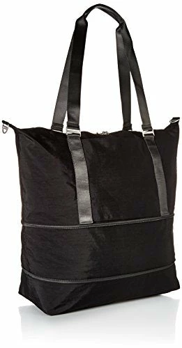 Baggallini Expandable Carry On Duffel, Black/charcoal 5 Baggallini Expandable Carry On Duffel, Black/charcoal - Image 3