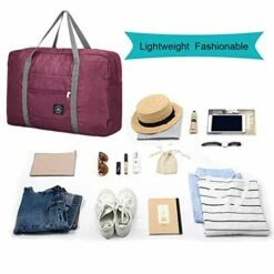 G4Free Lightweight Foldable Travel Duffel Bag Carry-on Luggage Airlines Trip Tote Bag Accessories -LUGGAGE FACTORY Sales 41fZae0DB 2BL