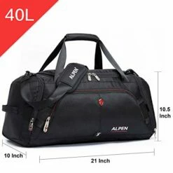 Swiss Alpen - Cervino Duffel - Water Resistant Durable 1680D Carry On Travel Duffel Bag Gym -LUGGAGE FACTORY Sales 41gRpQWwsSL