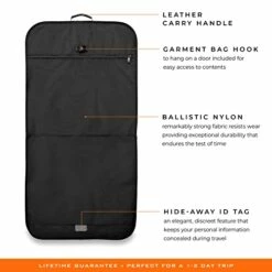 Briggs & Riley Baseline Garment Bags, Black, Classic -LUGGAGE FACTORY Sales 41hvO25ZEqL
