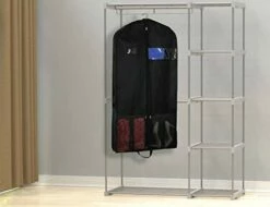 Simple Houseware 43-Inch Heavy Duty Garment Bag W/Pocket For Dresses, Coats 9 Simple Houseware 43-Inch Heavy Duty Garment Bag W/Pocket For Dresses, Coats -LUGGAGE FACTORY Sales 41lOMht44WL