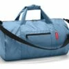 Reisenthel Mini Maxi Dufflebag, Foldable Overnight Duffel And Sports Bag With Built-in Carrying Pouch, Indigo 1 Reisenthel Mini Maxi Dufflebag, Foldable Overnight Duffel And Sports Bag With Built-in Carrying Pouch, Indigo -LUGGAGE FACTORY Sales 41lf1 LbybL